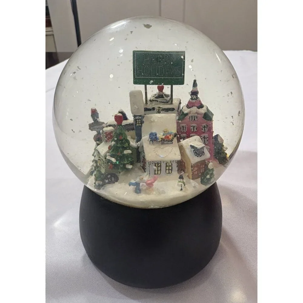 Brighton Storyland Musical Snow Globe Plays 